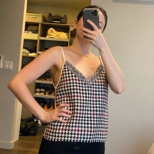 Zara print top, size S, worn once.